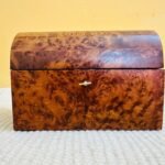 Handmade Moroccan juniper wood jewelry box large