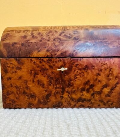 Handmade Moroccan juniper wood jewelry box large