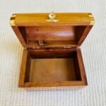 Moroccan artisan jewelry box cedar wood decorative box