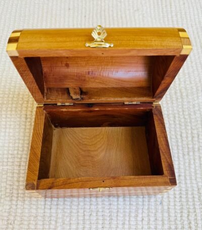 Moroccan artisan jewelry box cedar wood decorative box