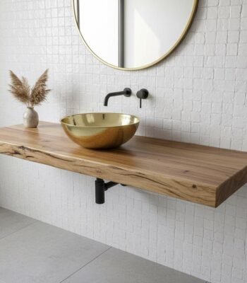 Hammered Moroccan brass vessel sink handmade luxury basin