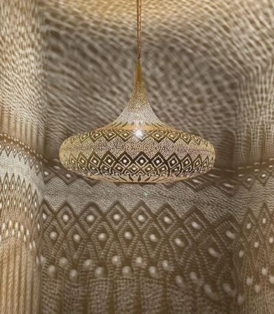 handmade moroccan copper pendant light