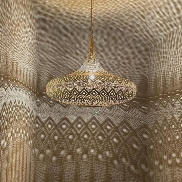 handmade moroccan copper pendant light