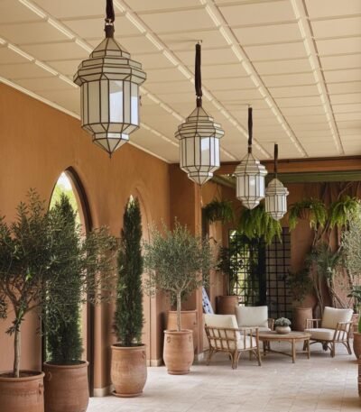 handmade moroccan glass chandelier