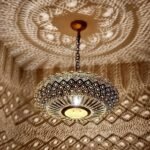 Moroccan handmade copper pendant light artisan ceiling lamp